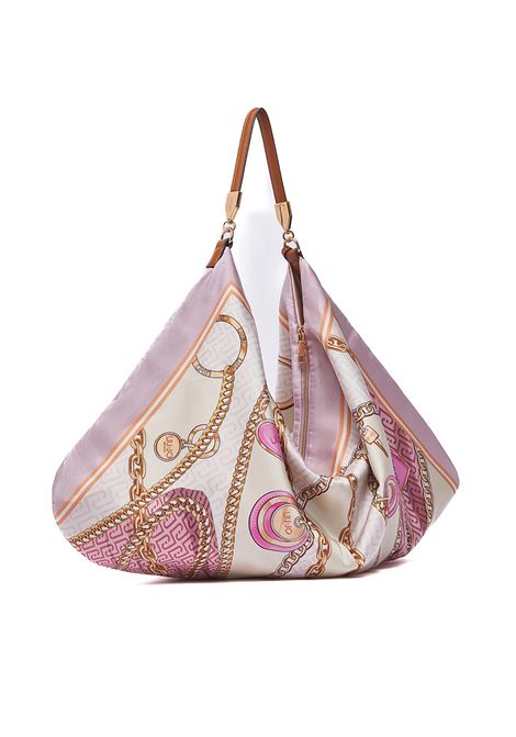 borsa a spalla foulard rosa LIU JO | AA6194T2745FOULARD-P9223